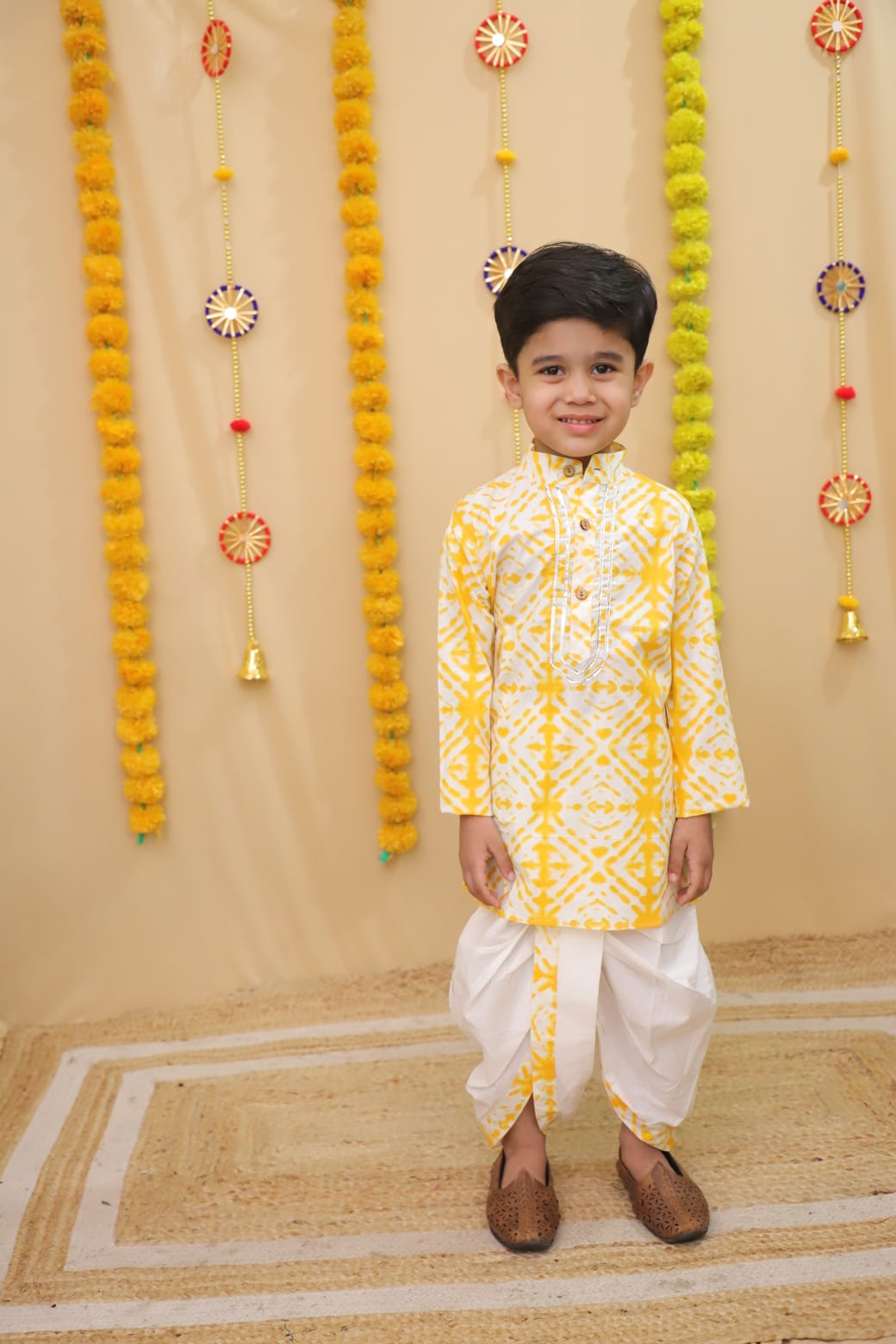 Tie & Dye Dhoti Set