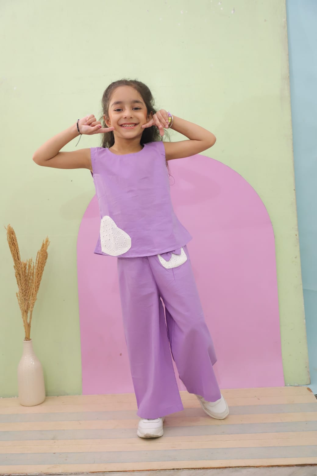 Purple Plain Coordset