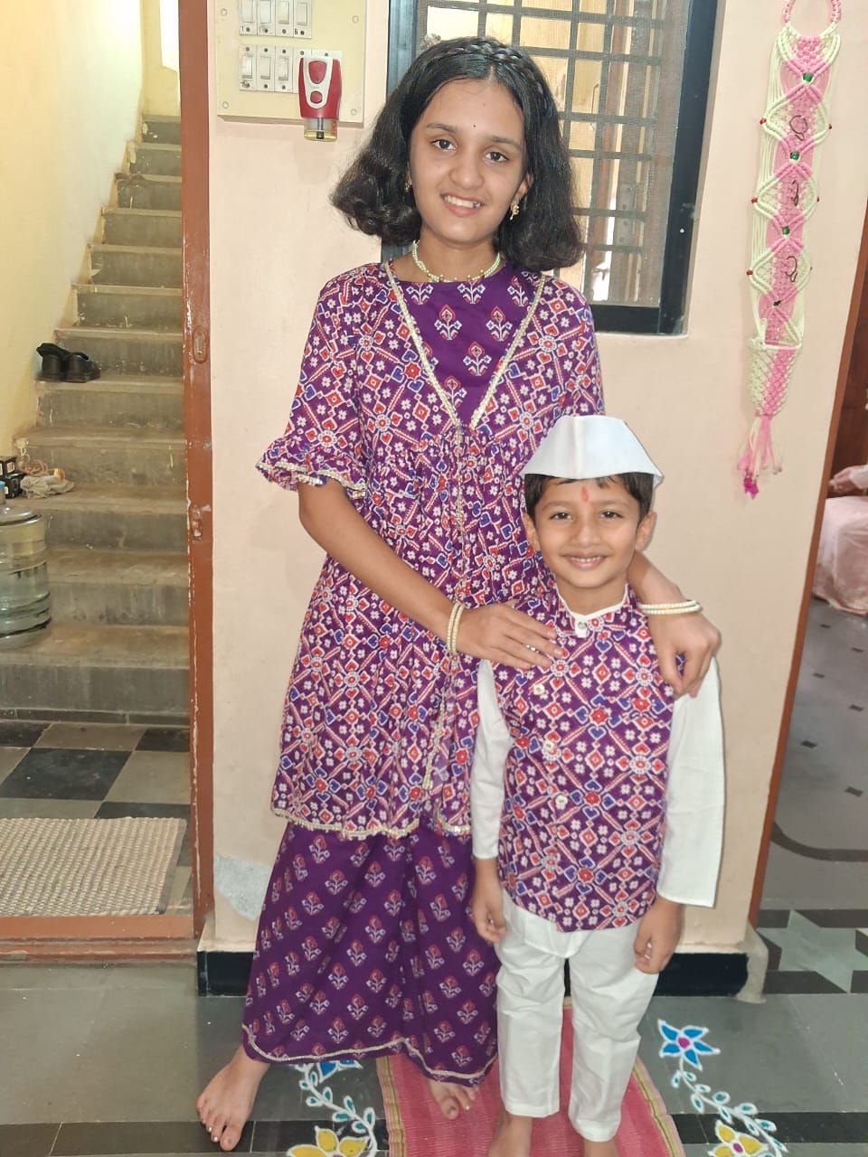 Patola Print Indowestern Dress