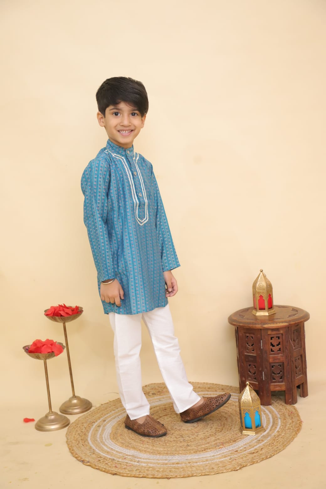 Blue kurta payjama