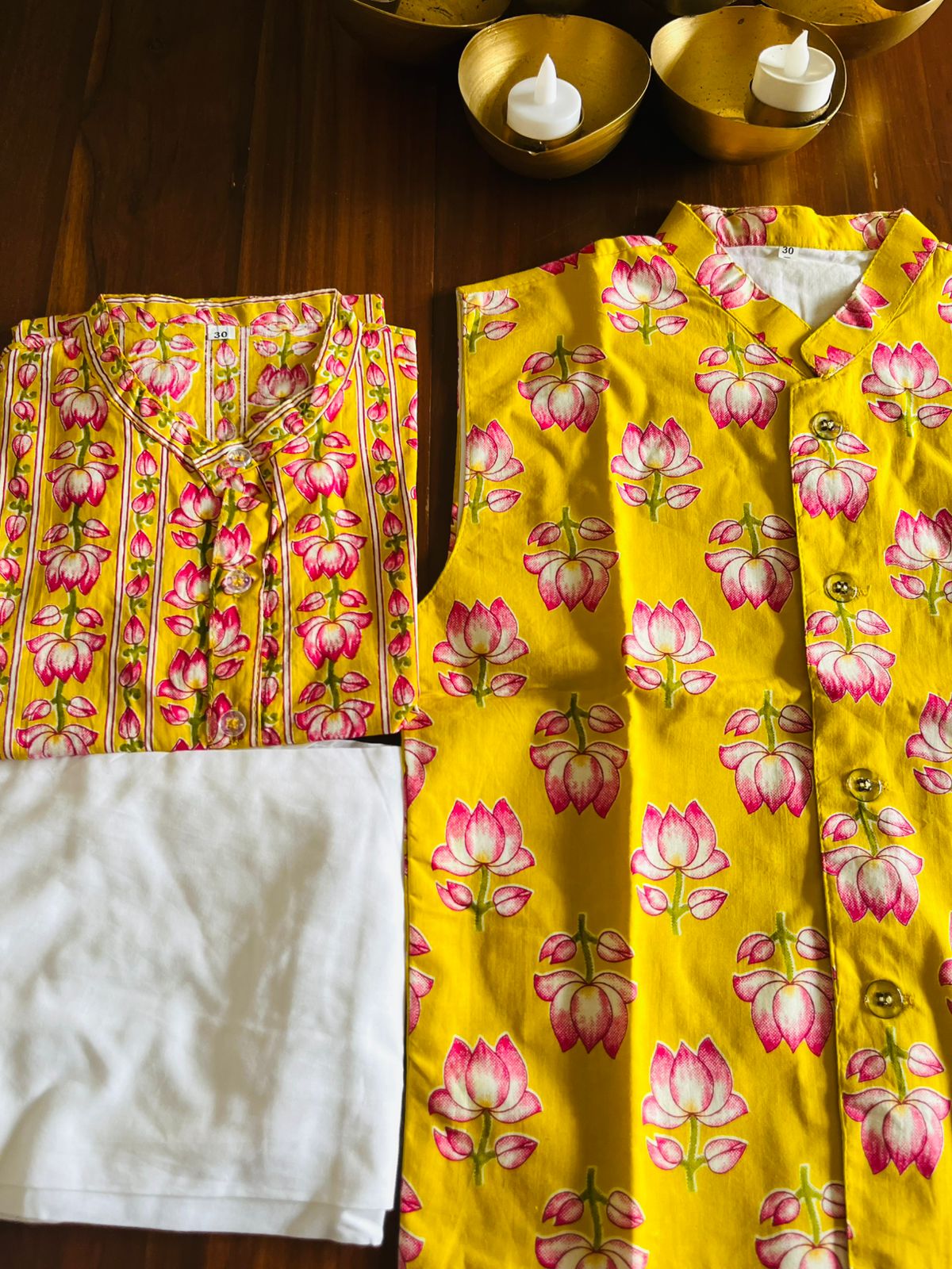 Lotus Print Mustrad Boys Set