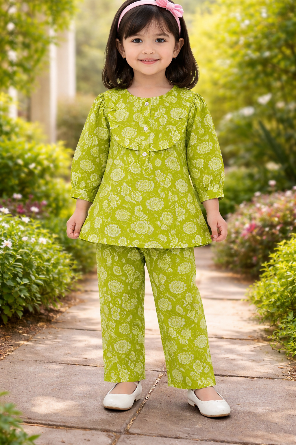 Pure cotton co-ordset full sleeve
