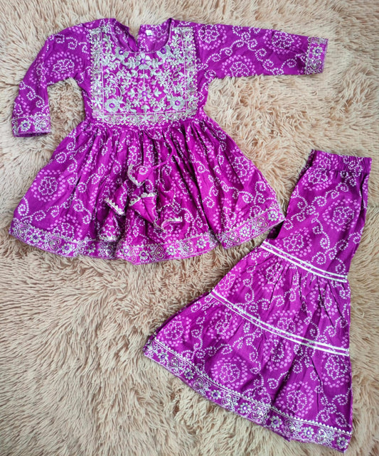 Bandhani Sharara Set