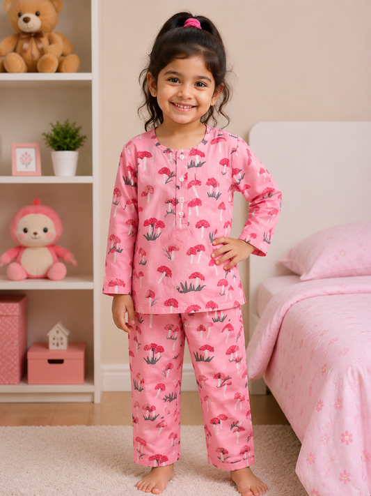 Pink  Night Suit