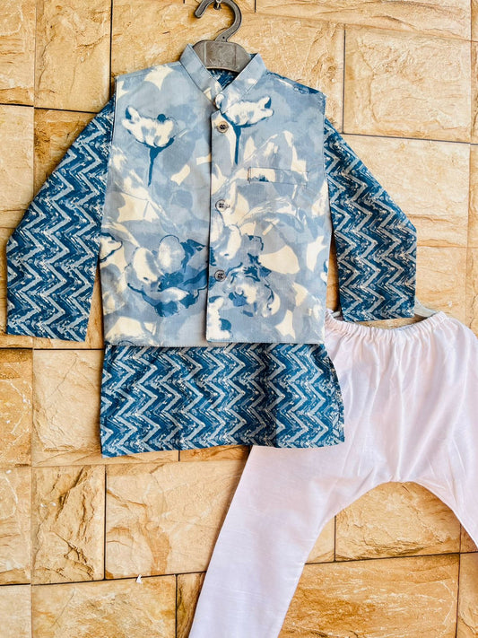 Indigo Blue Kurta Payjama Set