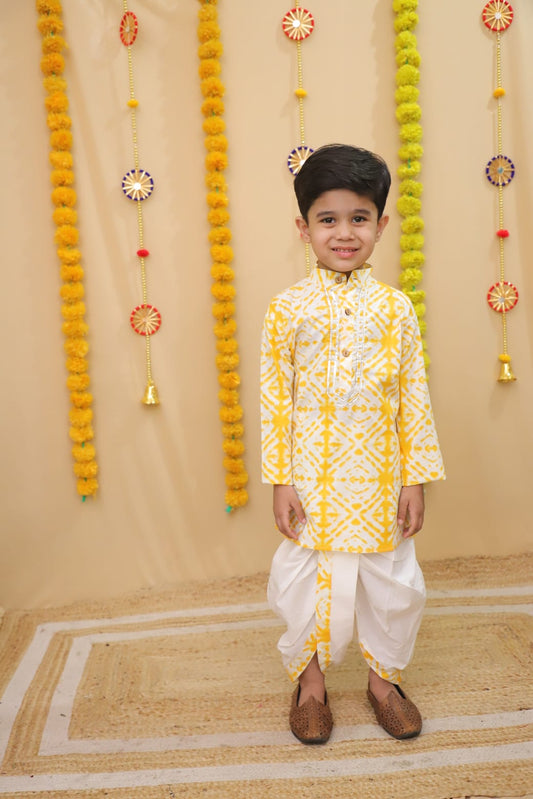 Tie & Dye Dhoti Set