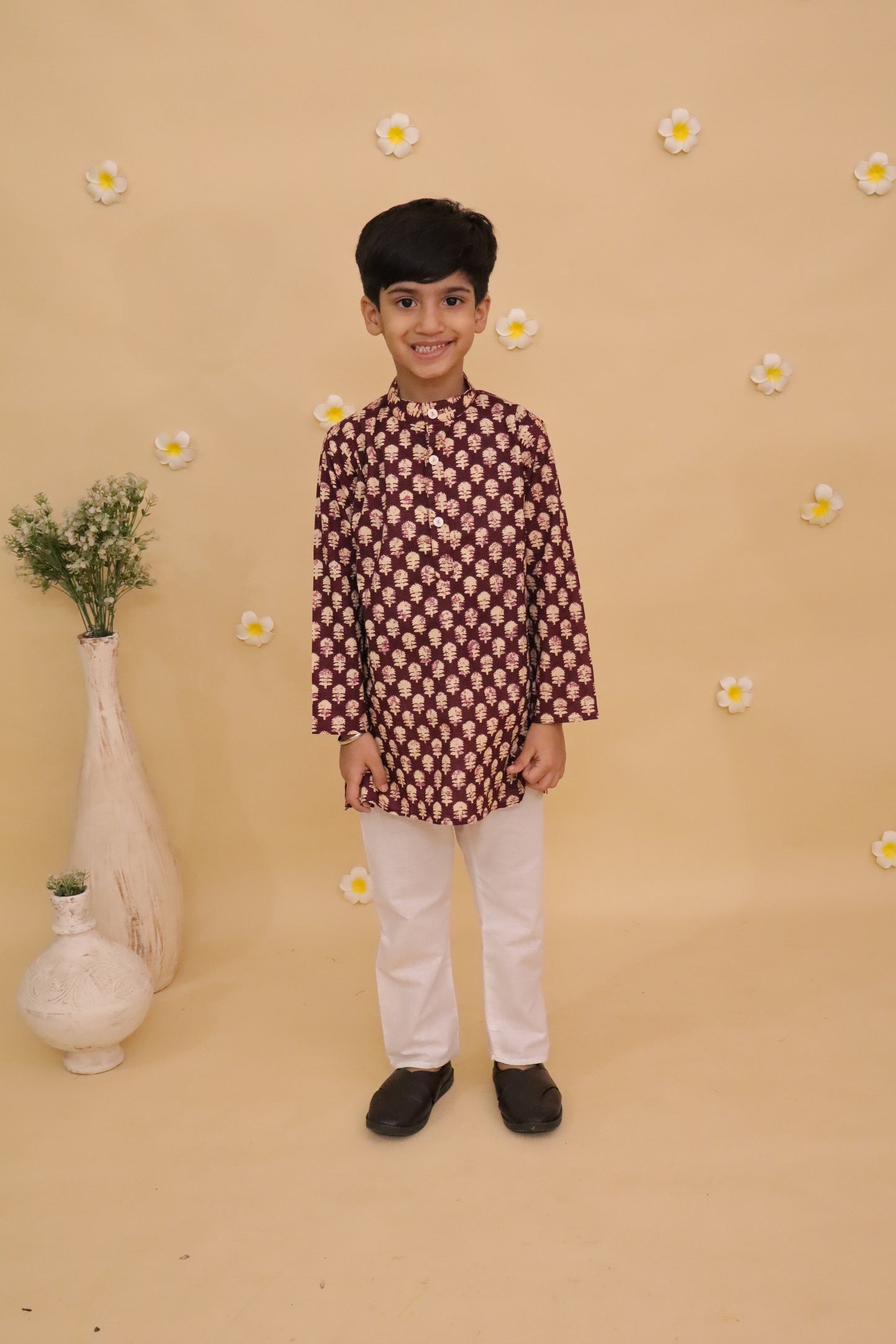 Coffe Color Girl Punjabi Dress