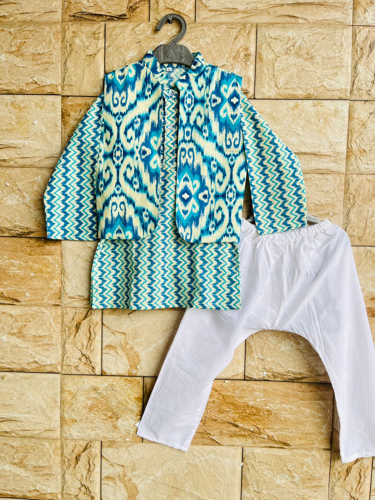 Blue Checks Boys Set