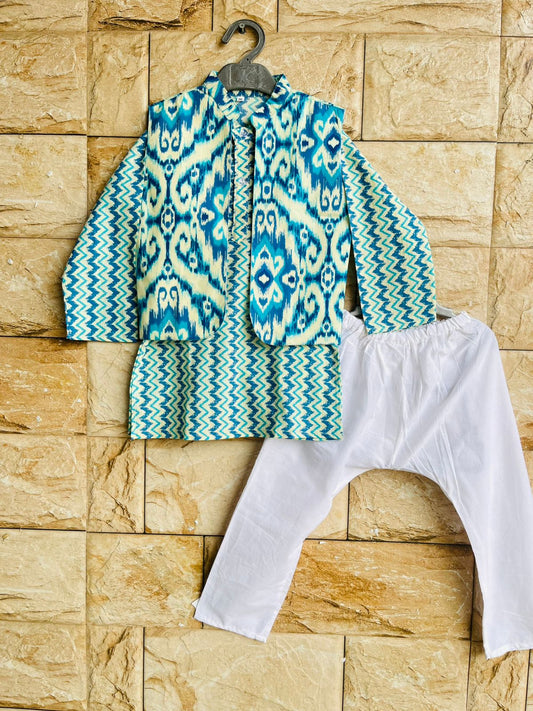 Blue Checks Boys Set